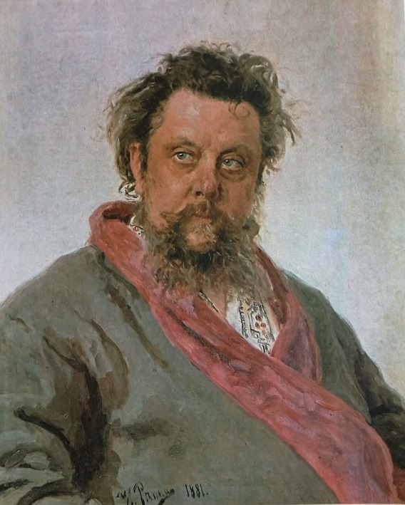 Илья Репин «Портрет Модеста Мусоргского», 1881 г.